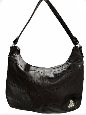 Roxy Black Shoulder Hobo Bag